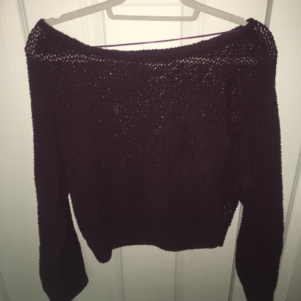 LA Hearts off the shoulder sweater